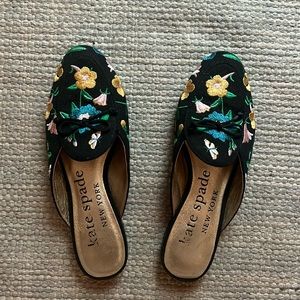 Floral Kate Spade mules